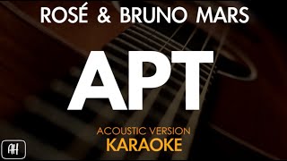 ROSÉ amp Bruno Mars  APT KaraokeAcoustic Version [upl. by Nesmat63]