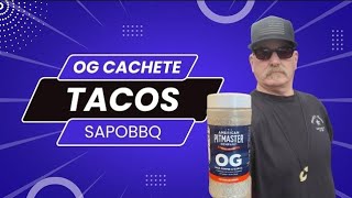 OG Barbacoa Tacos From Cachete Meat 001SapoBBQ [upl. by Narat]