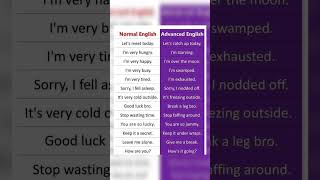 Normal vs Advanced English shorts virul trending [upl. by Cid]