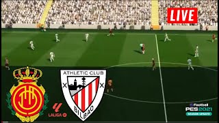 🔴LIVE Athetic Bilbao vs Mallorca • La Liga 202425 • GAMEPLAY PES 21 [upl. by Thedric]