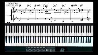 Tengo Todo Excepto A Ti  Luis Miguel  Piano Intro Tutorial [upl. by Pollak]