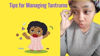 Practical Tips for Managing your Toddlers Tantrums [upl. by Sidon]