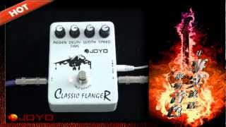 JOYO Classic Flanger Guitar Effects Pedal JF07mp4 [upl. by Nylrehs523]