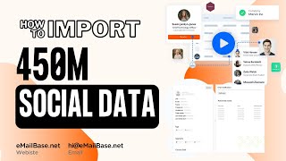 How to Import Social Data into eMailBase for Targeted Email Campaigns  StepbyStep Guide [upl. by Yddub386]