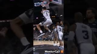 Wemby amp Cp3 best new combo out west ballislifewembywantsmore [upl. by Ermina]