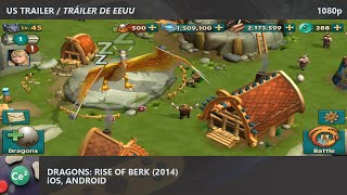 Dragons Rise of Berk iOSAND 2014 Video Game App US Trailer 1080p [upl. by Rehpotisrhc48]