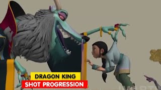 The Monkey King  Dragon King Shot Progression  Animation Breakdowns  3D Animation Internships [upl. by Abramo]