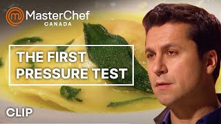 Tense Ravioli CookOff  MasterChef Canada  MasterChef World [upl. by Aldous471]