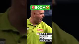 🚨incredible Darts MvG 😳💪 Premier League 2016 Michael van Gerwen Dart 💪 [upl. by Emixam537]