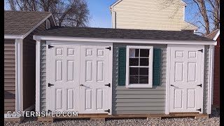 💚💚8x16 SHED  SHE SHED  MAN CAVE  STORAGE IDEAS  VIRTUAL SHED TOUR 3 [upl. by Berky]