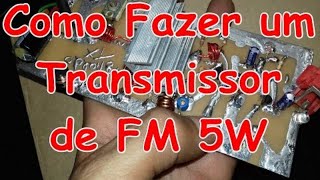 Como Fazer Transmissor de FM Caseiro [upl. by Llorre]