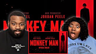 Monkey Man  Official Trailer REACTION 🧑🏾‍💻‼️ [upl. by Nyrmac856]