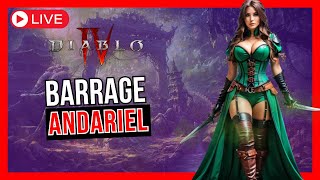 🔴 Andariel Barrage Rogue Farmando Hordas 1 Diablo 4 [upl. by Cresida]