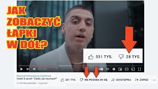 Jak zobaczyć łapki w dół na YouTube Google ukrywa licznik łapek w dół na YouTube 2022 [upl. by Devlen]