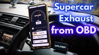 Supercar Exhaust Sound with Wrumer Device [upl. by Annerol]