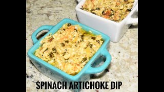 Spinach Artichoke Dip  Easy Appetizer Recipe [upl. by Malcah743]