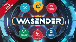 WASender 350 Latest version Download Now  Wa Sender with Call to Action Button [upl. by Rojam]