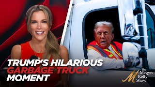 Trumps Hilarious and Authentic Garbage Truck Moment with Stu Burguiere and Stephen L Miller [upl. by Ttergram]