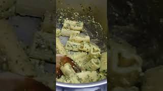 ♥️ SHAPED RIGATONI PASTA WITH MY PESTO RECIPE BASIL ★EXCELSAR★ OLIVE OIL ALMOND AND NUTS 😍🫒❣️ [upl. by Cornall]