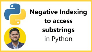 Negative Indexing in Python  AmitThinks [upl. by Kovacev]