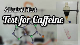 Murexide test  Test for caffeine  Alkaloid test [upl. by Orms455]