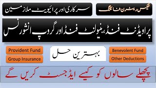 Provident amp Benevolent Fund Treatment in Salary Tax Return Filing How to adjust previous Years [upl. by Yanffit559]