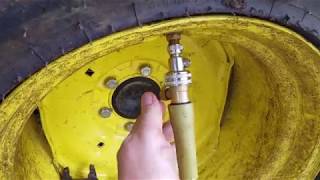 How to put Water in Tractor Tire [upl. by Kitti]