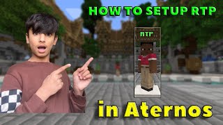 How To Setup RTP Znpcs in Aternos  How To Make Rtp Npc in Aternos  BetterRTP Plugin Aternos [upl. by Kenelm]