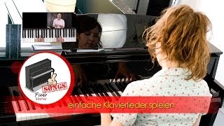 Klavier lernen  einfaches Klavierstück am Klavier lernen  Klavier spielen für Anfänger [upl. by Eetnwahs913]