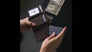 VC302AVULKIT Alcantara Trifold Wallet [upl. by Aiek]