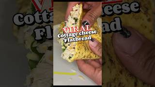 Viral Cottage Cheese Flatbread High protein wrap Easy recipe protein quickrecipe chicken mom [upl. by Atsirak]