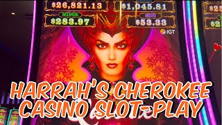 Harrah’s Cherokee Casino Queenie SlotPlay [upl. by Madigan]