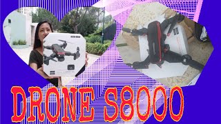 UNBOXING DRONE S8000 [upl. by Yesnek270]