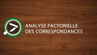 15 Analyse Factorielle des Correspondances dans Excel avec XLSTAT [upl. by Aicilev]