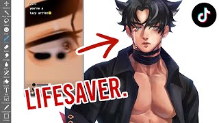 5 LIFESAVING TIKTOK ART HACKS [upl. by Crosse]