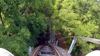 Blue Streak front seat onride HD POV 60fps Conneaut Lake Park [upl. by Aitnahc779]