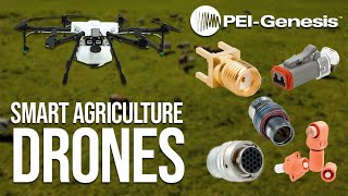 Smart Agriculture Drones and Electrical Connectors [upl. by Einahc]