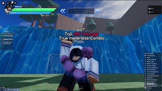 AUT Toji BEST Combo 200 DMG [upl. by Annayar]