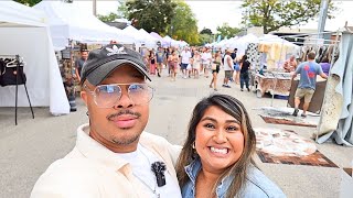 Reviewing Foods At The Wine Harvest Festival In Cedarburg WI  Vlog [upl. by Nnaecarg440]