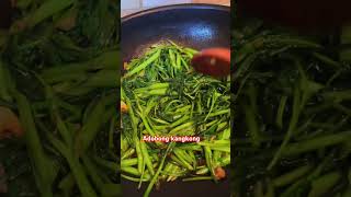 Adobong Kangkong  Filipino Foods [upl. by Anaizit552]