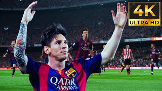 Messi Masterclass vs Athletic Bilbao 2015 CDR Final in 4K 60 FPS [upl. by Estrellita331]