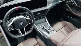 Stylish New BMW M440i xDrive Convertible in Mineral White color 8K Walkaround Video [upl. by Anikal]