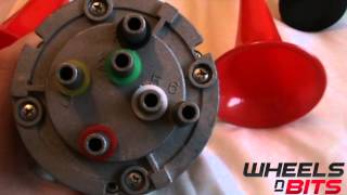 12V La Cucaracha Musical Air horn Powerful Type Wheels N bits with pump [upl. by Atnohsal]