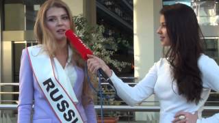 Miss Intercontinental 2015  Valentina Rasulova Miss Russia Interview in Magdeburg [upl. by Domel]