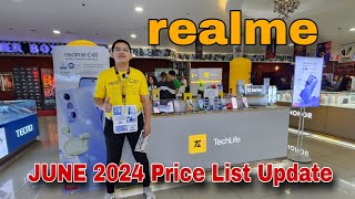 REALME  JUNE 2024 Price List Update  realme C65  realme 12 Series  realme C Series [upl. by Hasseman]