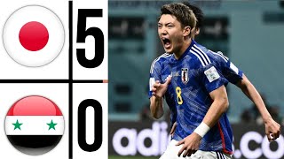 Japan vs Syria 50 Extended Highlights  FIFA World Cup Qualifiers 2026 [upl. by Mccormick]