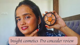 Insight Cosmetics Pro Concealer Palette ReviewAffordable concealer makeupreview insightcosmetics [upl. by Os]