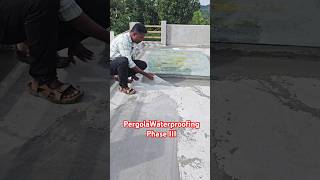 Pergola waterproofing shortsshortfeedshortsvideo [upl. by Grefe]