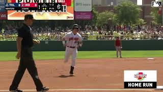 Henry Davis slugs homer for Indianapolis  MiLB Highlights [upl. by Nnauol]