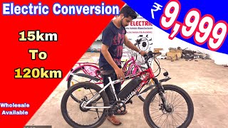 Hello Electric bicycles  cycle Conversions at Rs 10000 starting price streetengineer123 [upl. by Ydahs]